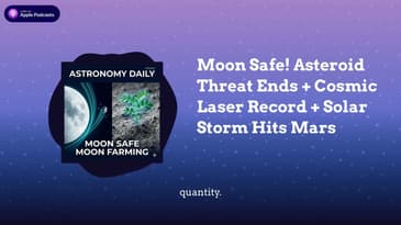 Moon Safe! Asteroid Threat Ends + Cosmic Laser Record + Solar Storm Hits Mars