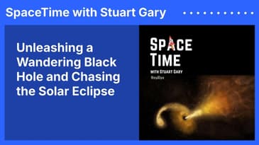 Unleashing a Wandering Black Hole and Chasing the Solar Eclipse