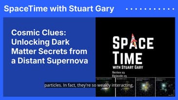 Cosmic Clues: Unlocking Dark Matter Secrets from a Distant Supernova