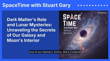 Dark Matter’s Role and Lunar Mysteries: Unraveling the Secrets of Our Galaxy and Moon’s Interior