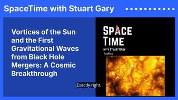 Vortices of the Sun and the First Gravitational Waves from Black Hole Mergers: A Cosmic Breakthrough
