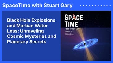 Black Hole Explosions and Martian Water Loss: Unraveling Cosmic Mysteries and Planetary Secrets