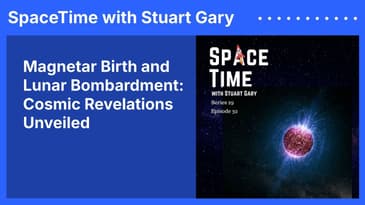 Magnetar Birth and Lunar Bombardment: Cosmic Revelations Unveiled