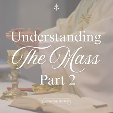 Homily: Understanding the Mass Pt II