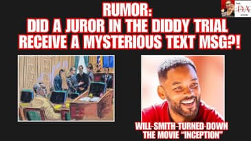RUMOR: Juror in Diddy Trial Receives Mysterious Text | Will Smith Turned Down ”Inception” #diddy