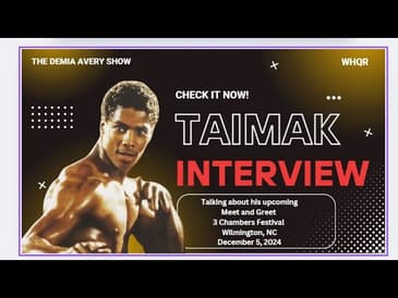 Taimak - The Last Dragon Interview - Meet and Greet at 3 Chambers Festival!