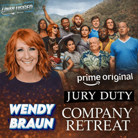 Wendy Braun Talks Elizabeth in Jury Duty Presents Company Retreat Behind the Scenes