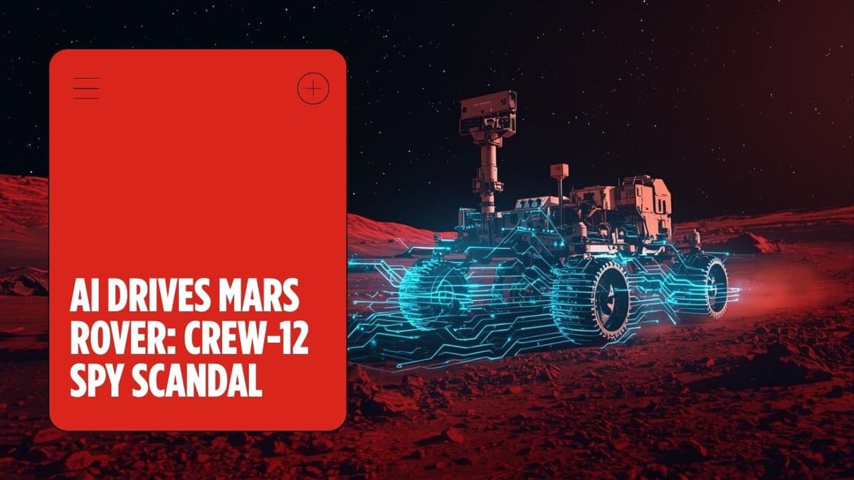 Crew-12 Launch Delayed Again, AI Drives Mars Rover, and Interstellar Comet 3I/ATLAS Reveals Alien Chemistry — Astronomy Daily S05E36