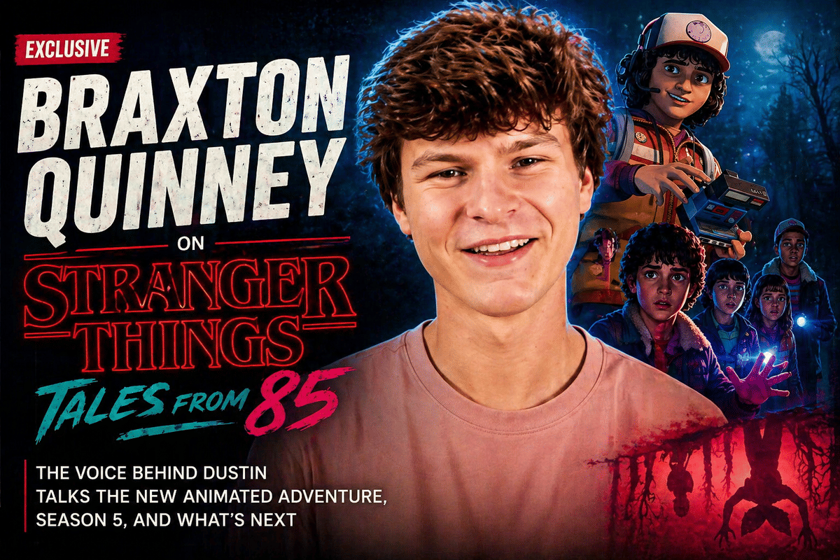 Braxton Quinney on Playing Dustin in Stranger Things Tales from ’85