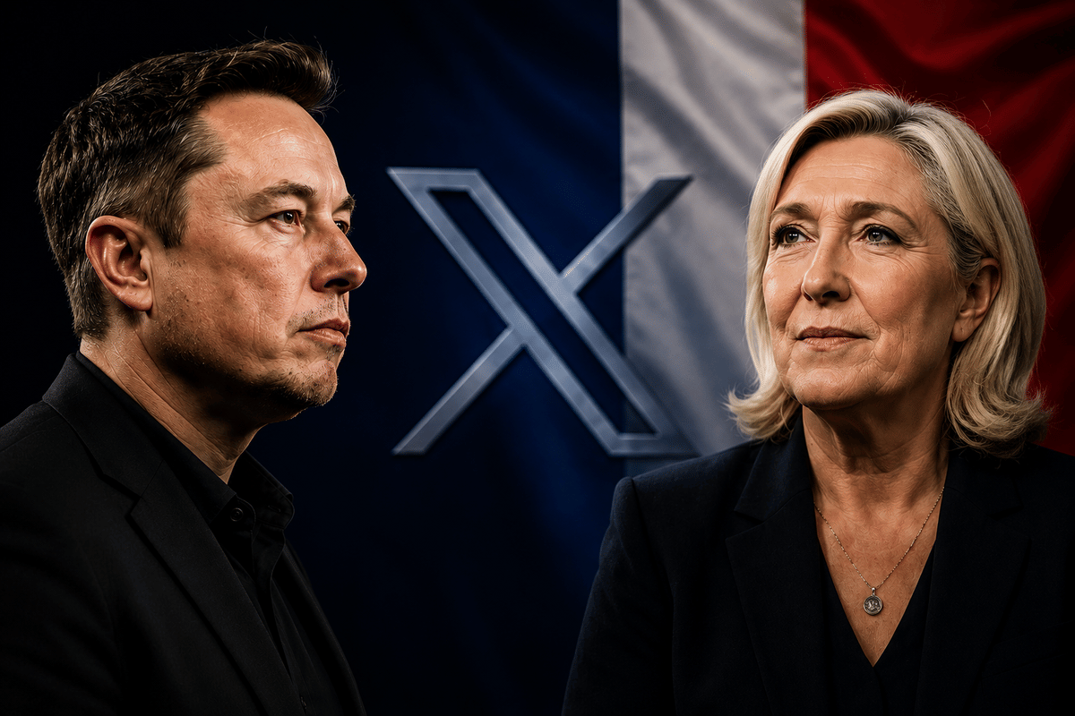 Musk peut-il manipuler X pour favoriser Marine Le Pen ?