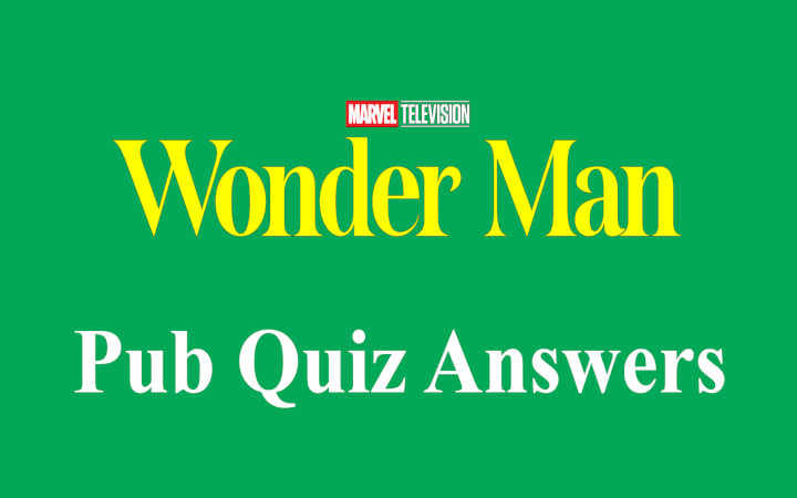 *CLOSED* Wonder Man Pub Quiz Questions
