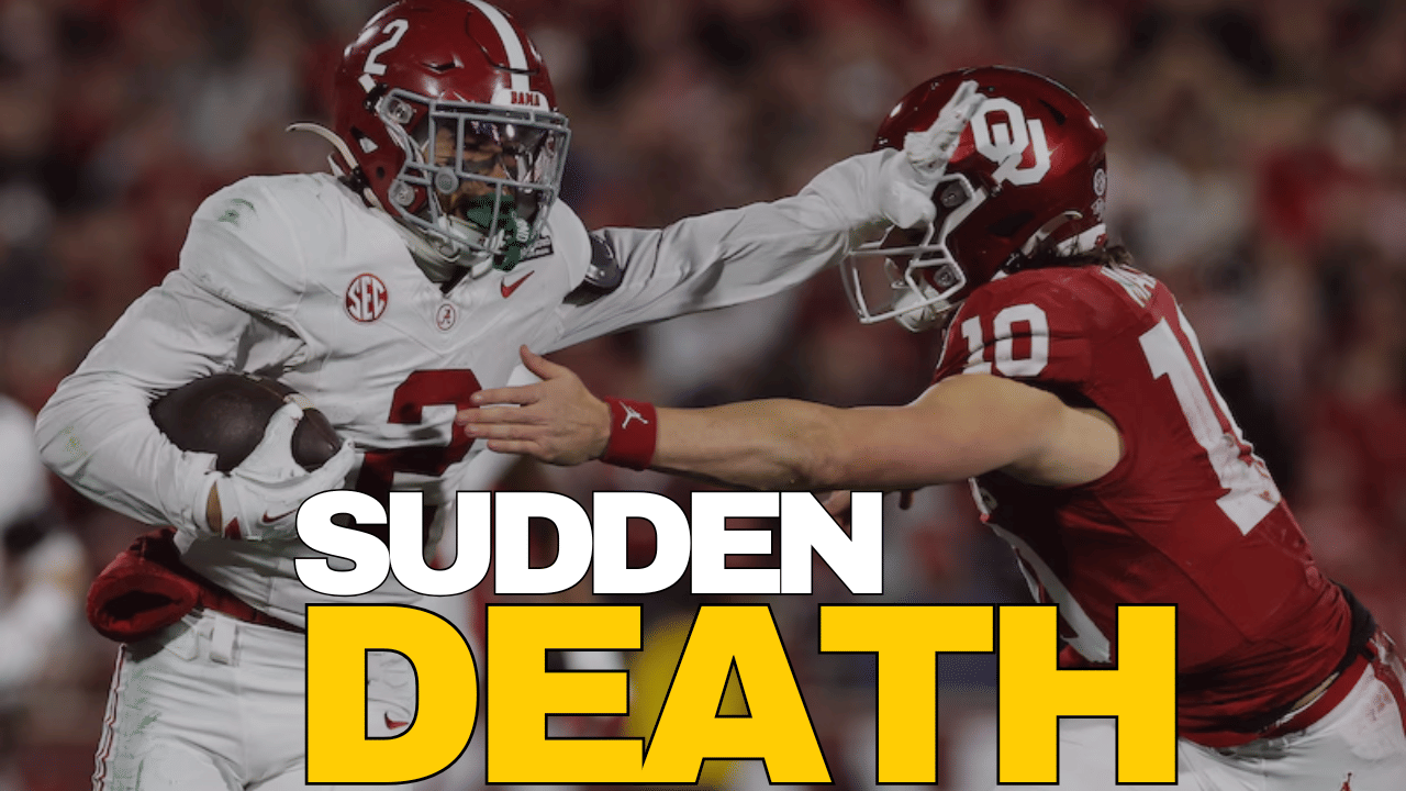 Jason Watkins Column Art for Oklahoma Loss to Alabama in College Football Playoff