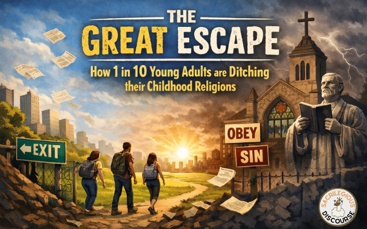 The Great Escape: How 1 in 10 Young Adults are Ditching their Childhood Religions