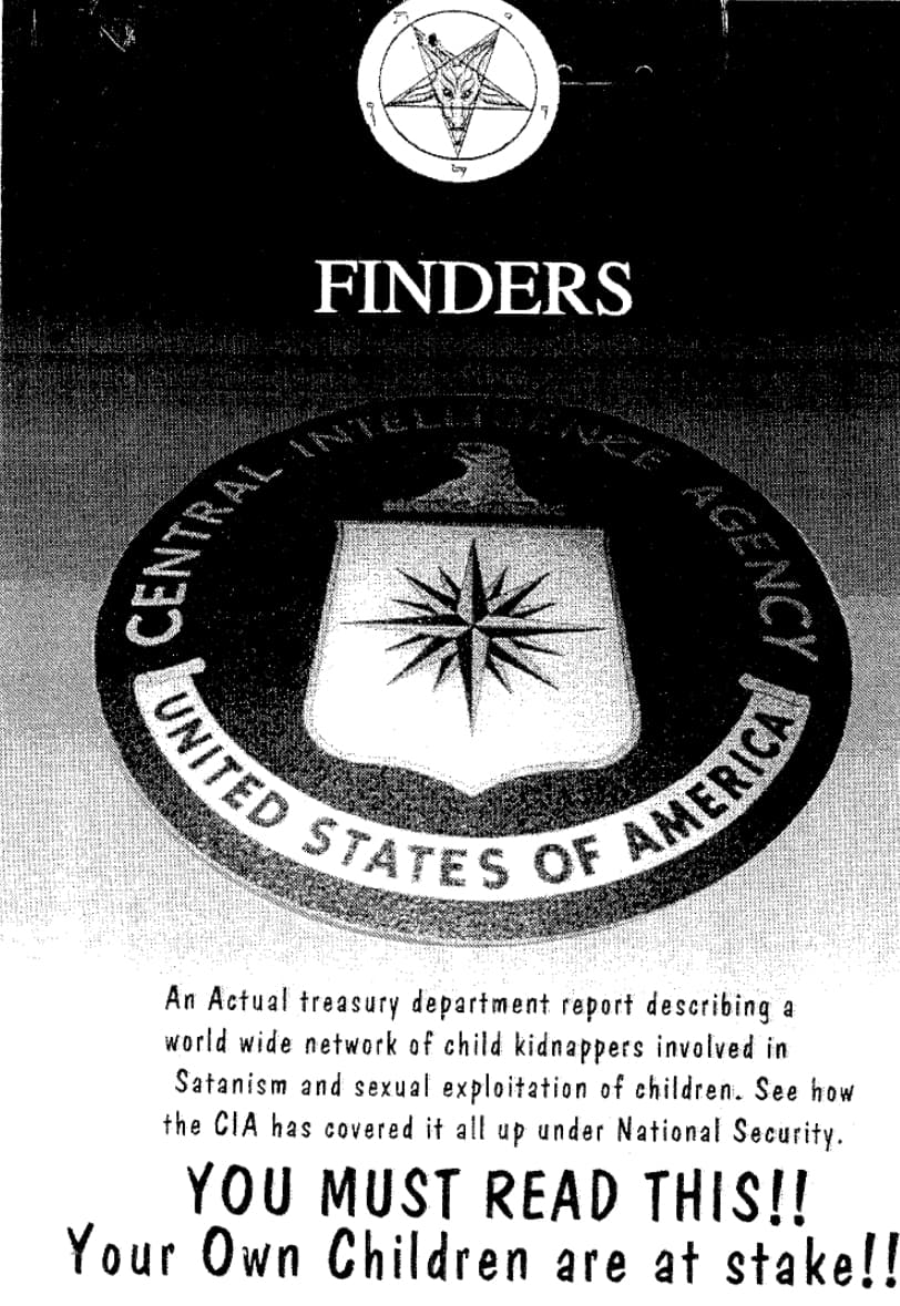 Ted Gunderson's "The Finders" Report