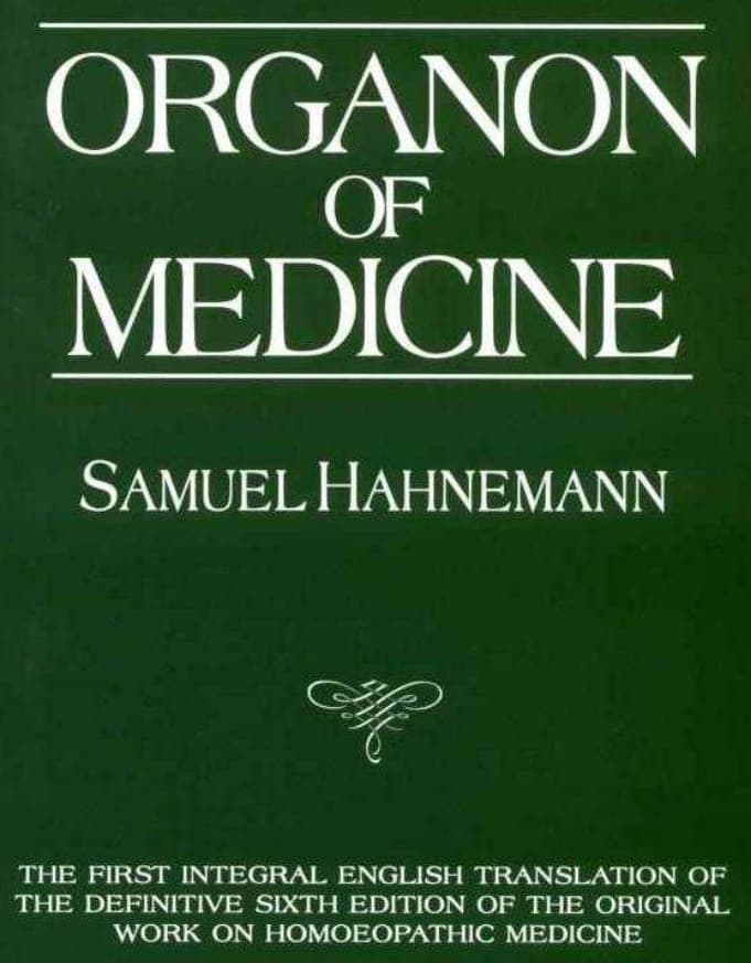 Organon Of Medicine - Samuel Hahnemann