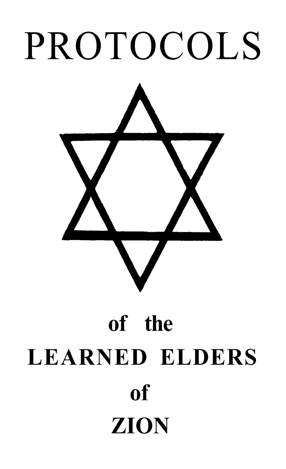 Protocols of the Learned Elders of Zion