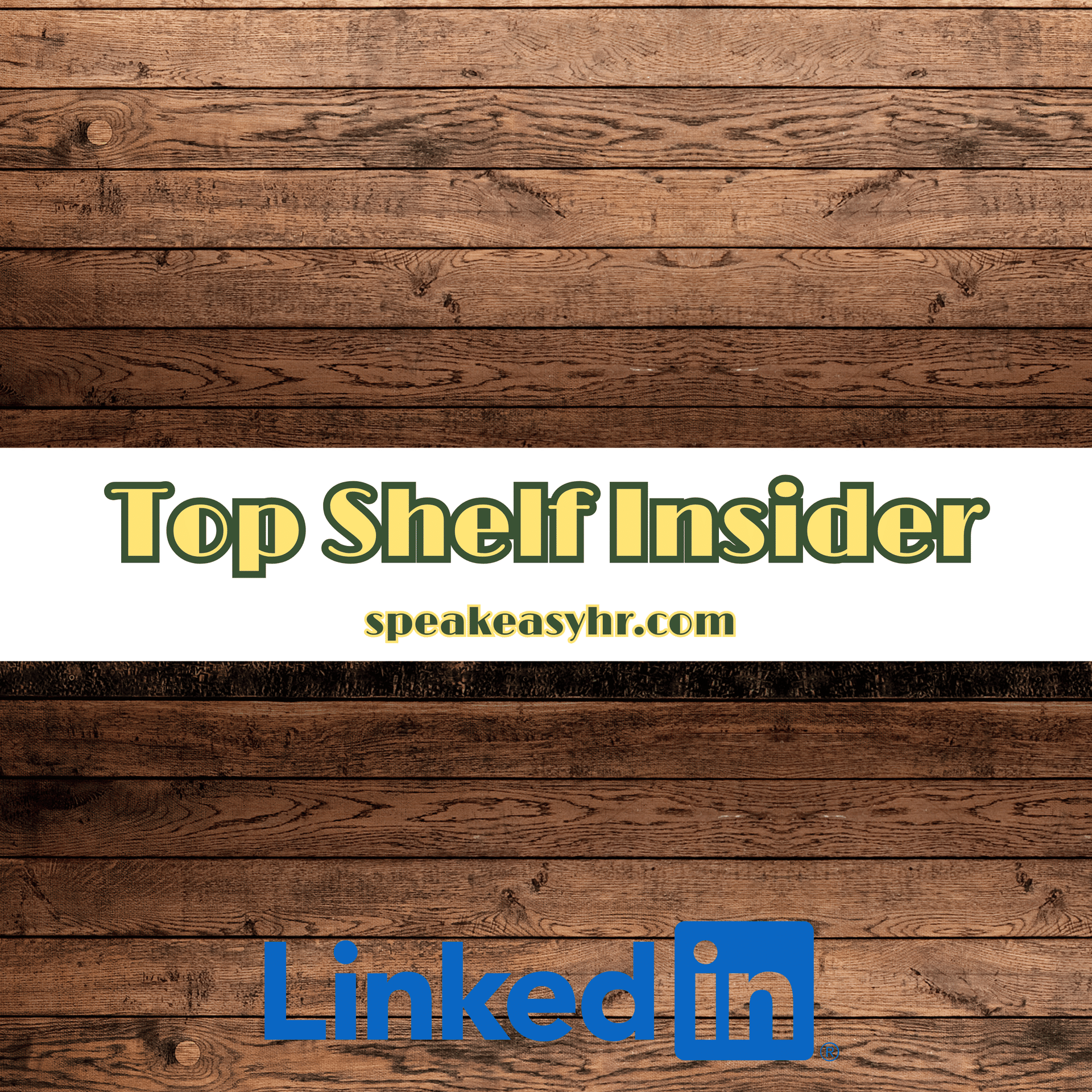 David Noe - SpeakEasy HR - Top Shelf Insider - LinkedIn Newsletter