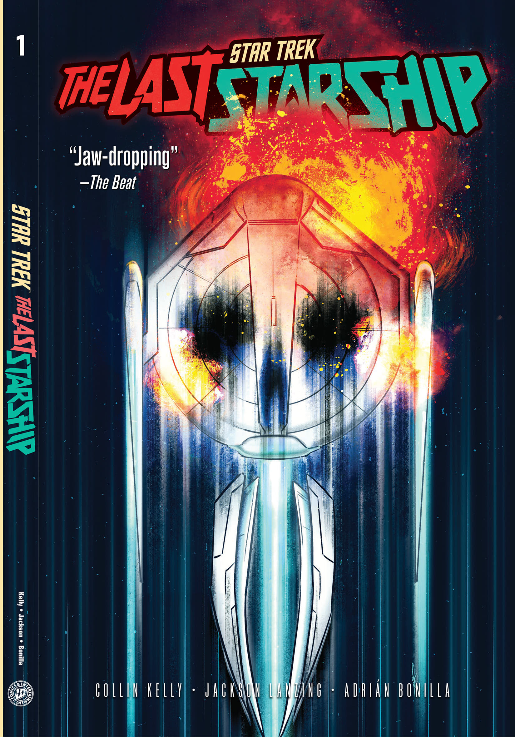 An interview with comics creators Jackson Lanzing and Collin Kelly about their IDW project Star Trek The Last Starship