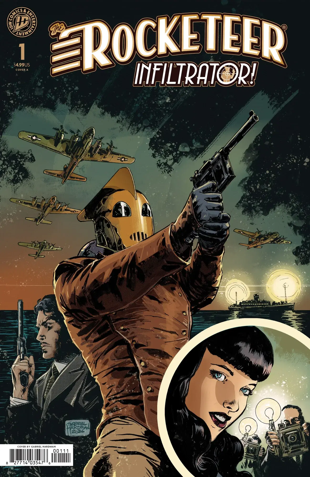 Comics creators Gabriel Hardman and Dean Kotz interview about their new IDW project The Rocketeer Infiltrator
