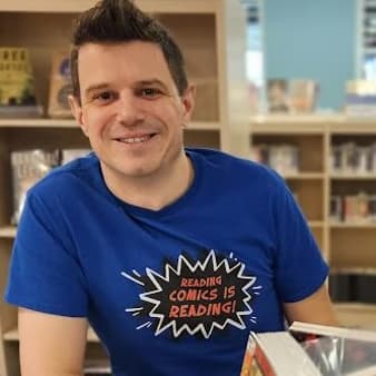 Comics writer James Ferguson