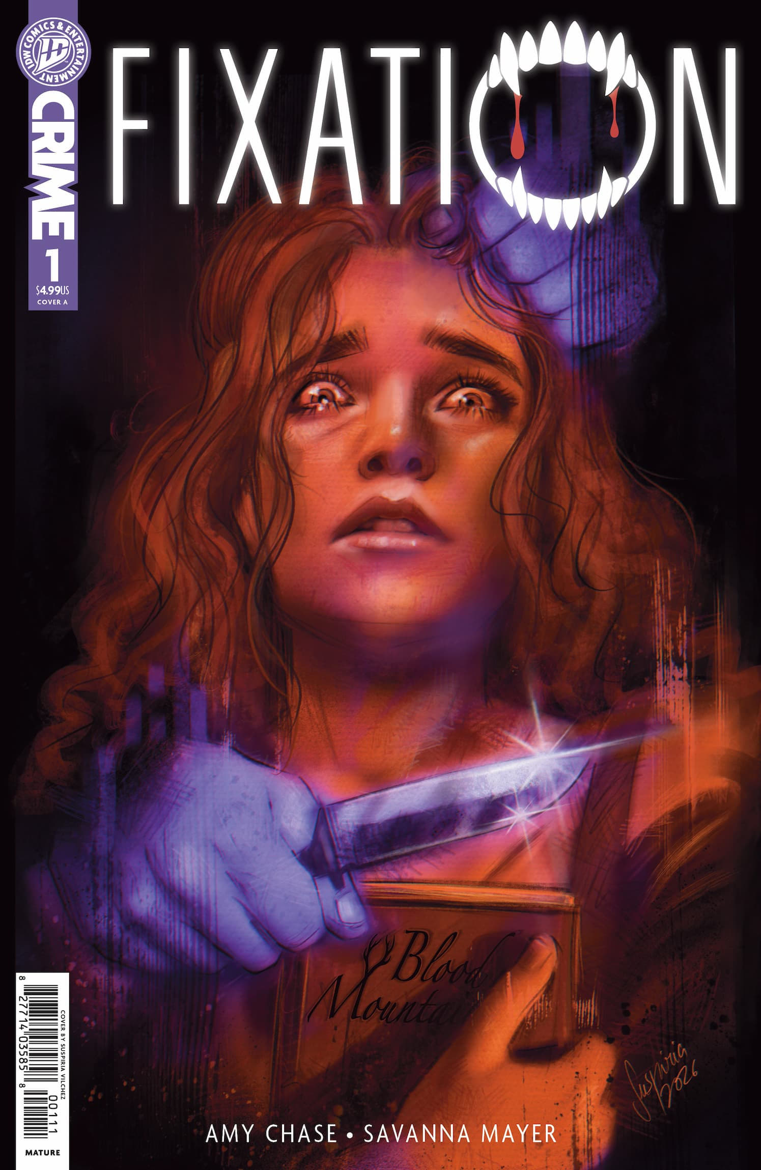 An interview with comics writer Amy Chase about her IDW Crime Imprint series Fixation