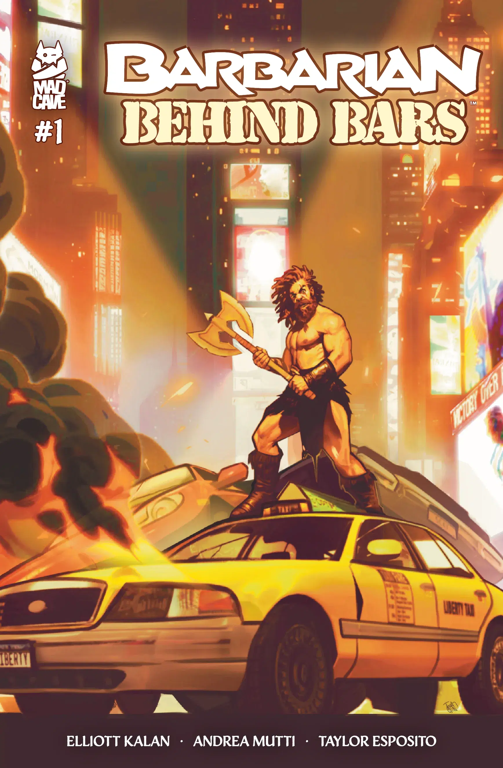 An interview with comics writer Elliott Kaplan about his Mad Cave Studios project Barbarian Behind Bars