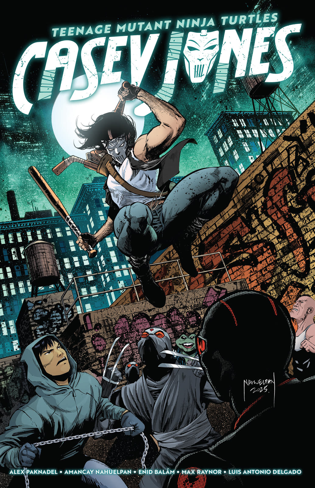 An interview with comics writer Alex Paknadel about his series Teenage Mutant Ninja Turtles: Casey Jones