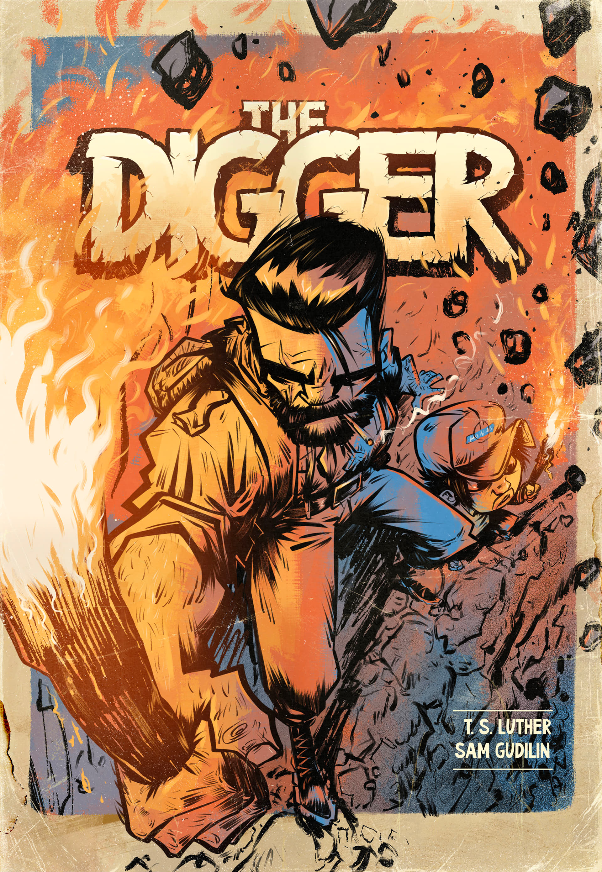 An interview with comics writer T.S. Luther about his new Invader Comics series The Digger