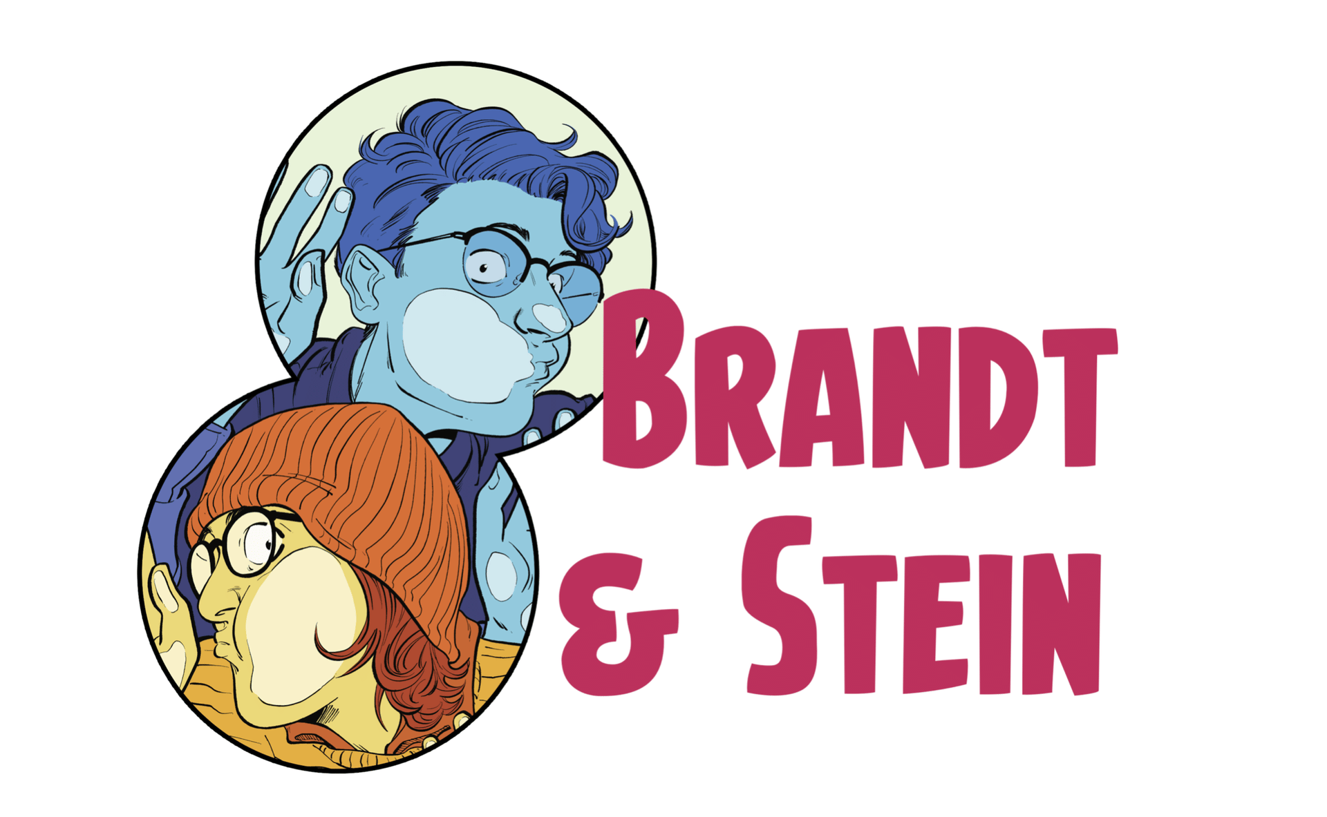 Comics creators Ted Brandt and Ro Stein