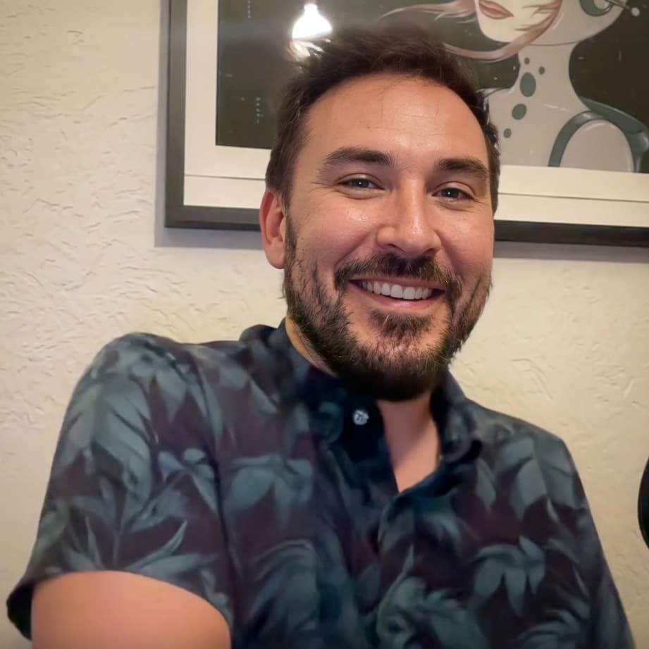 Comics writer Jackson Lanzing