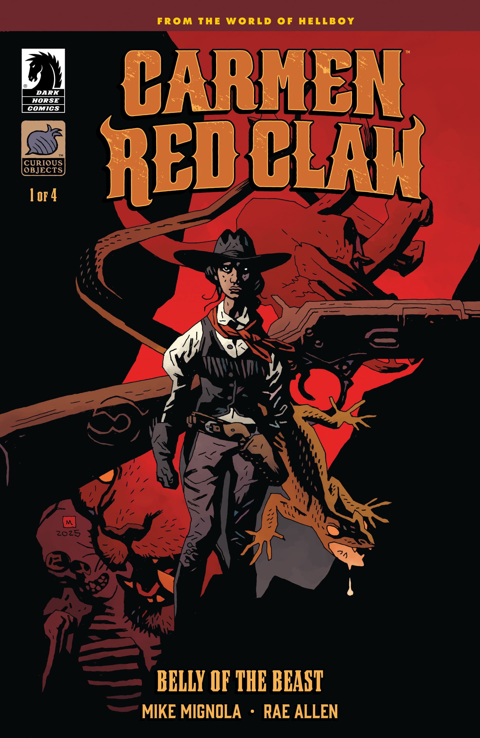 An interview with comics creator Rae Allen about her Dark Horse Comics project Carmen Red Claw