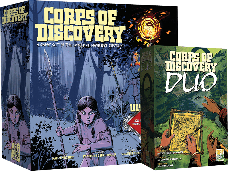 Corps of Discovery tabletop game from Off The Pages Games