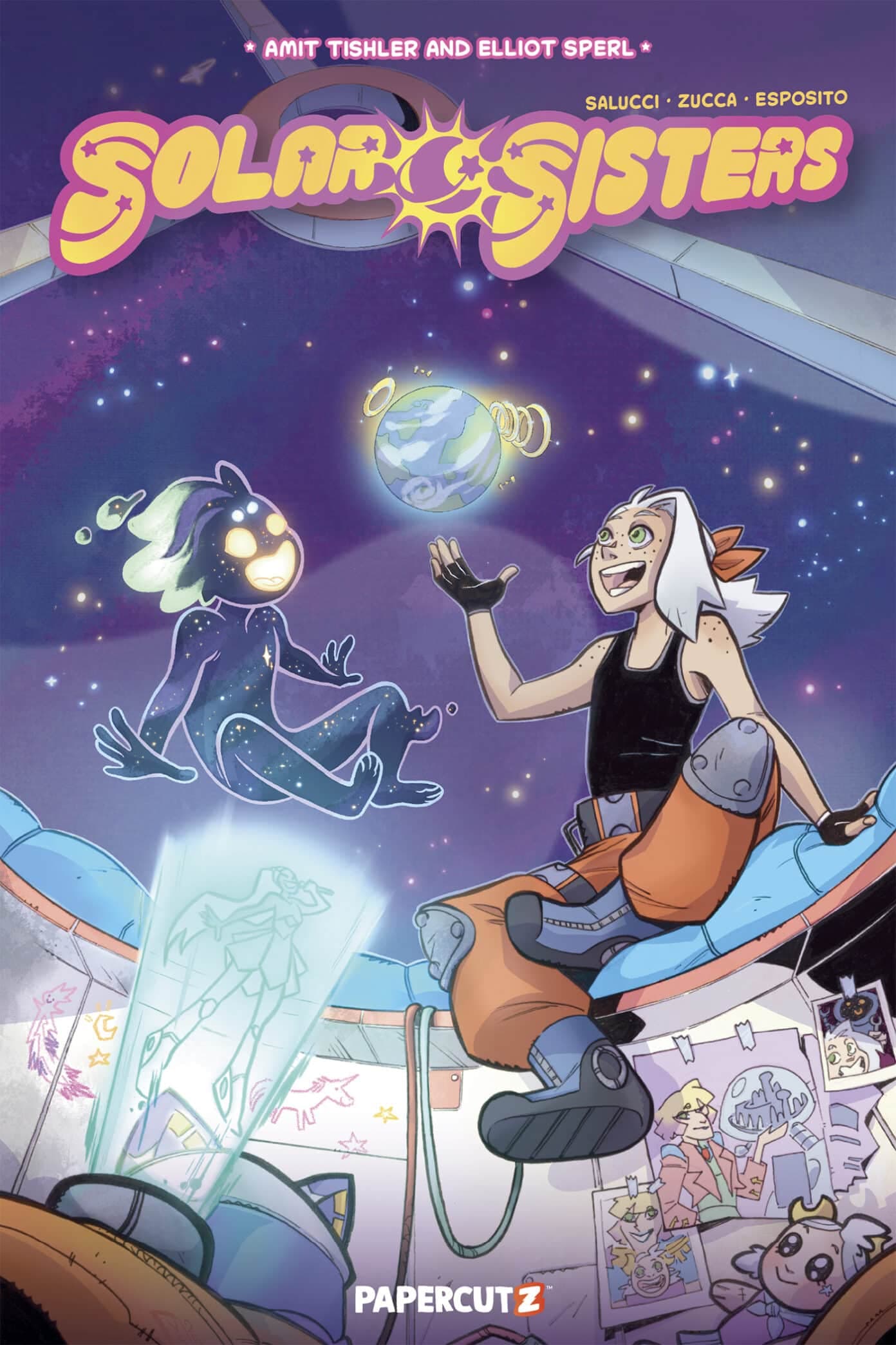 An interview with comics creator Amit Tishler about his new middle grade graphic novel Solar Sisters from Papercutz