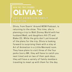 Pre-Trip Report: Olivia’s Art of Animation Family Vacation (March 2026)