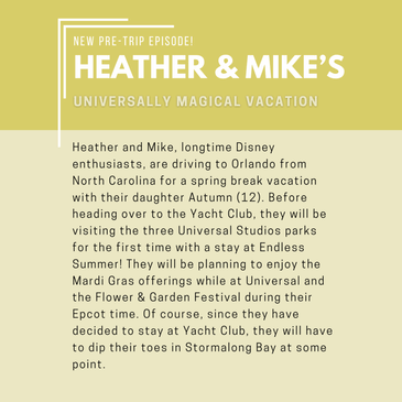 Pre-Trip Report: Heather & Mike’s Universally Magical Vacation (April 2026)