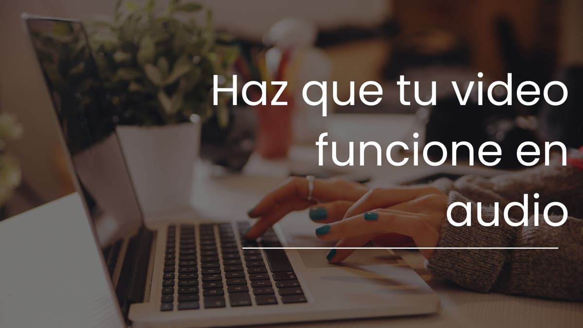 Convierte tu contenido de YouTube en audio