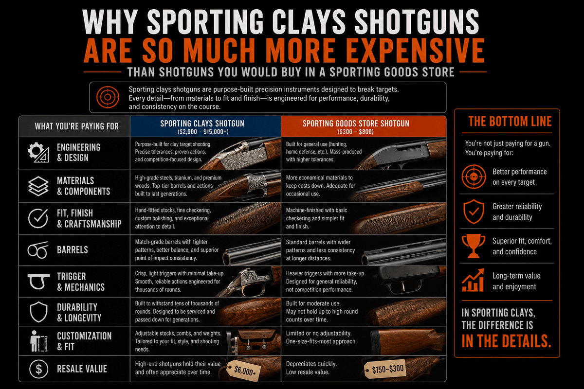 Why Are Sporting Clays Shotguns So Expensive?