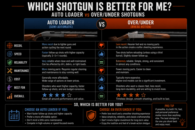 Why an Autoloading Shotgun May Be Better Than an Over/Under for Beginning Sporting Clays Shooters