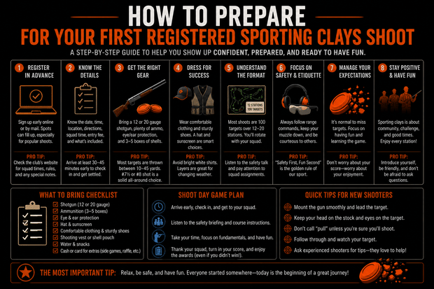 How to Prepare for Your First Registered Sporting Clays Shoot