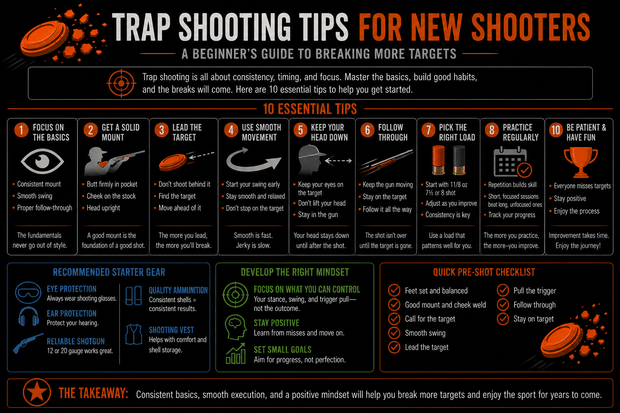 Trap Shooting Tips for New Shooters: A Beginner's Guide to Breaking More Targets