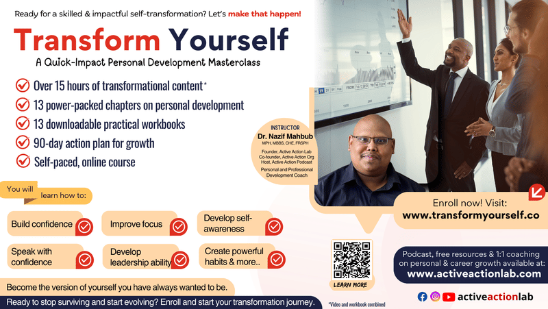 Transform Yourself – A Quick-Impact Personal Development Masterclass