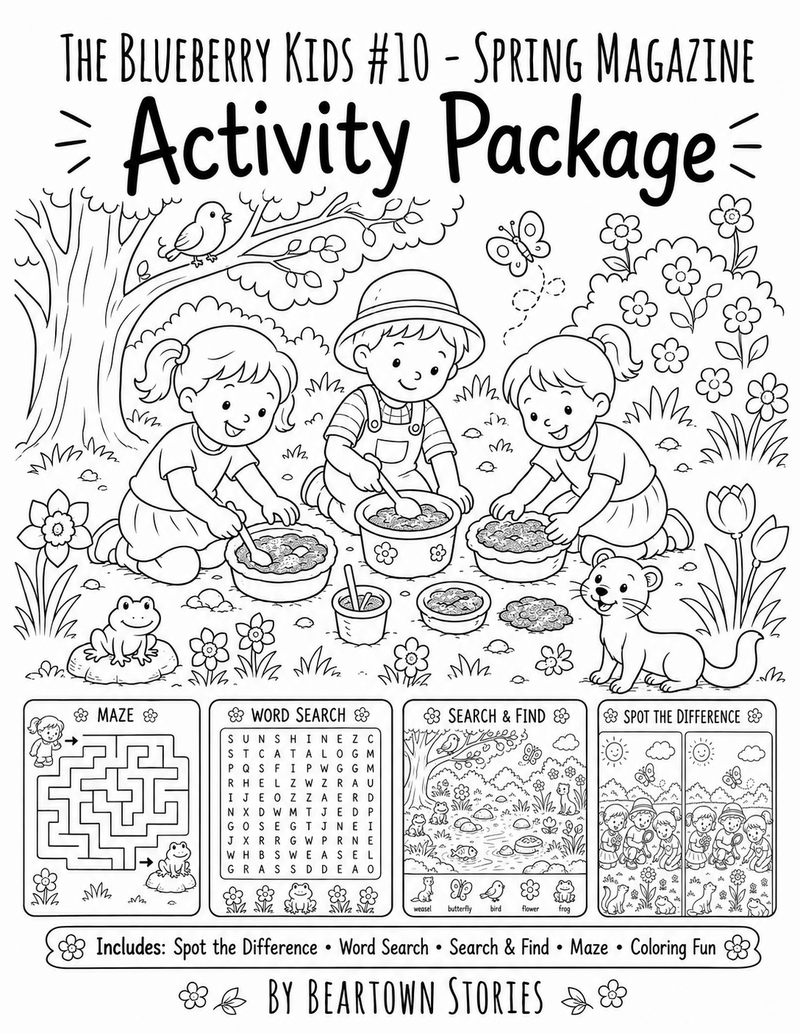 Activity Package: The Blueberry Kids #10 - Spring Magazine