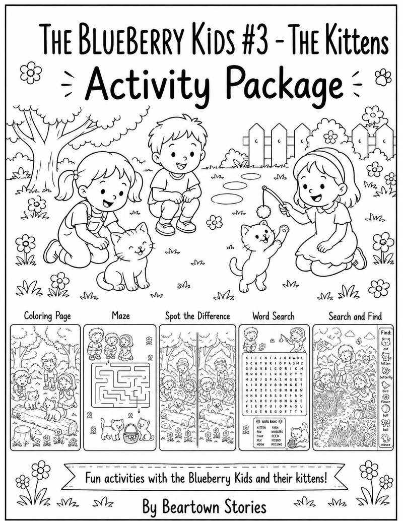 Activity Package: The Blueberry Kids #3 - The Kittens