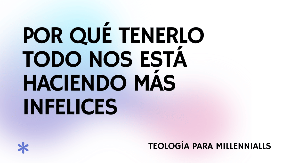 El síndrome de la pantalla vacía: Por qué tenerlo todo nos está haciendo más infelices