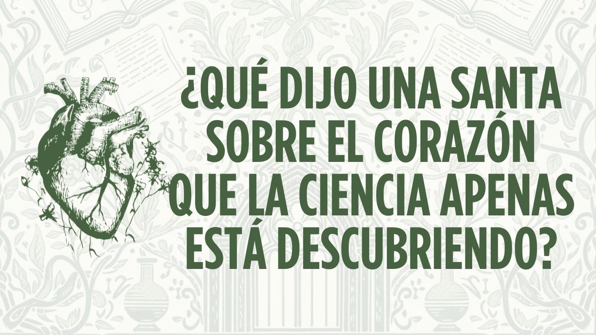 ¿Qué dijo una santa sobre el corazón que la ciencia apenas está descubriendo?