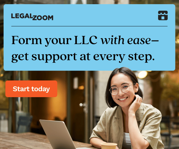 Start your LLC and get support at every step with Legal Zoom