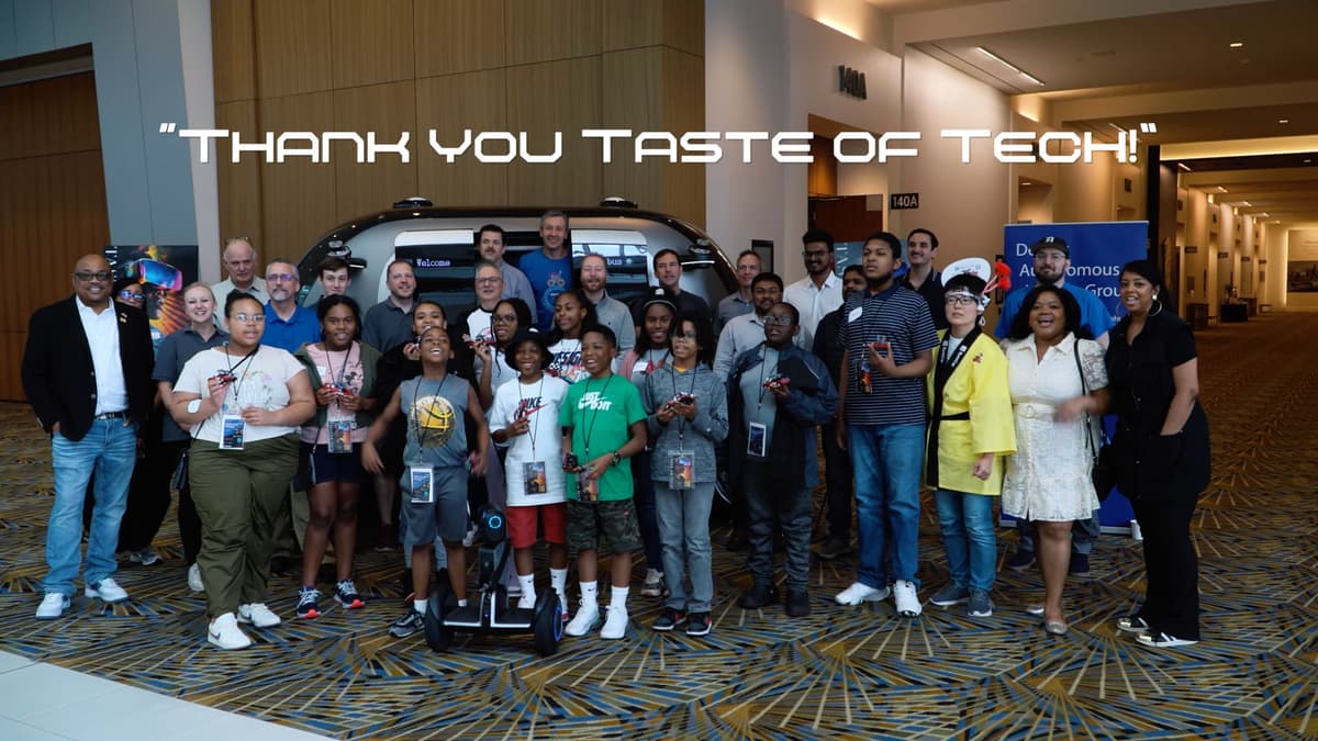 Video Replay: AV Radio Supports Motor City Youth with DAVG and B.L.A.C.K. in Taste of Tech Event