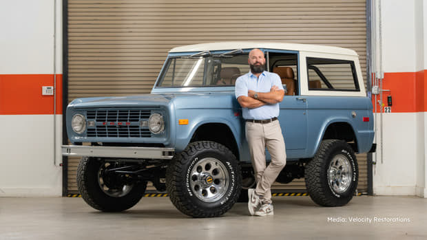 Connecting with Velocity Restorations Founder Stuart Wilson at The Henry in Dearborn, Michigan