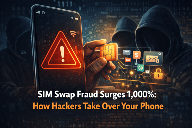 SIM Swap Fraud Surges 1,000%: How Hackers Take Over Your Phone