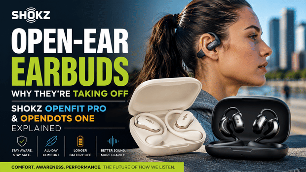 Why Open-Ear Earbuds Are Taking Off: Shokz OpenFit Pro and OpenDots One Explained